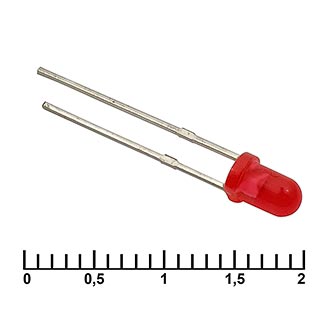 3 mm red 30 mCd   20