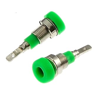 Z007 2mm panel jack GREEN