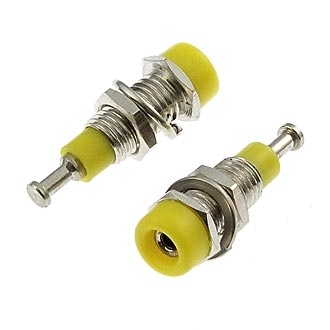 Z008 2mm panel jack YELLOW