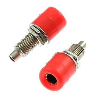 Z011 4mm panel jack RED