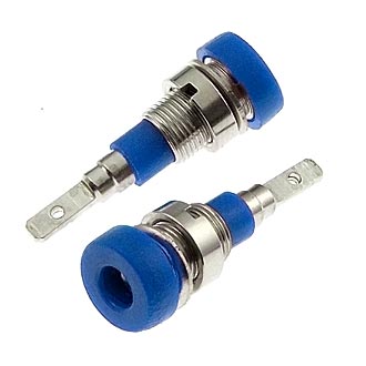 Z007 2mm panel jack BLUE