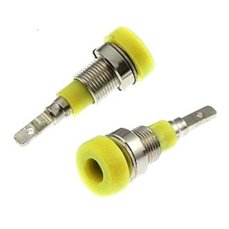 Z007 2mm panel jack YELLOW