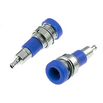 Z010 4mm panel jack BLUE