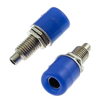 Z011 4mm panel jack BLUE