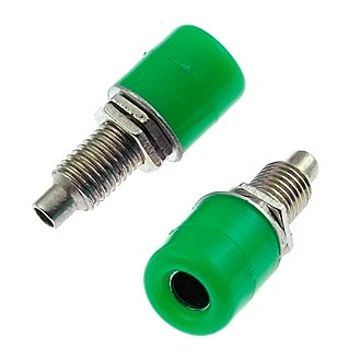 Z011 4mm panel jack GREEN