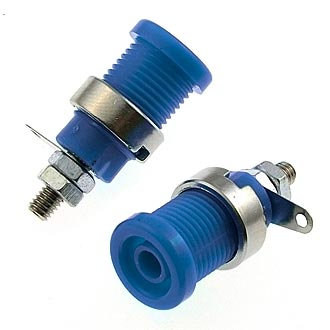 Z012 4mm panel jack BLUE