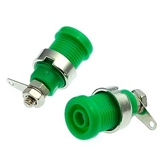 Z016 4mm panel jack GREEN