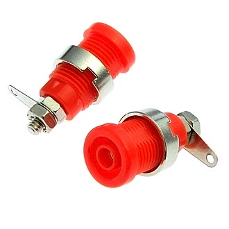 Z016 4mm panel jack RED