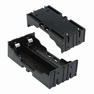 Battery Holder for Li-ion 2X18650