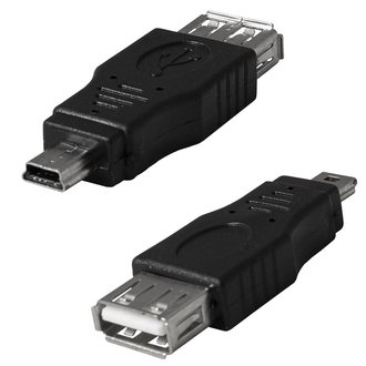 USB2.0 A(f)-mini USB B(m)