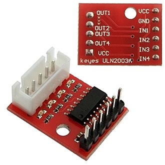 Red 5 Line Phase Stepper Motor